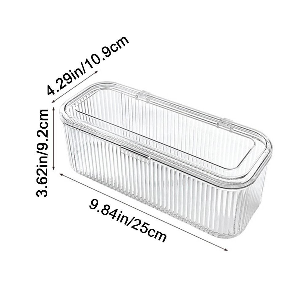 Acrylic Coffee Capsule Storage Box Flip Top Cosmetic Brush Organizer Tea Bag Storage Box  Kitchen
