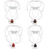 1PC Flask Pendant Parties Wooden Fashion Long Necklace Daily Wear Jewelry for Women Elegant Adjustable Vintage Ethnic
