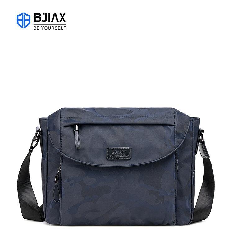 Large Capacity Men'S Bag Shoulder Bag Men'S Messenger Bag Men'S Bag Canvas Oxford Cloth Horizontal Model