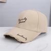 Adjustable Cotton Baseball Cap With Embroidery Letter Design For Men And Women Sun Protections Outdoor Activity