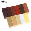 Cire de réparation pour parquet Couleur naturelle Sans résidu Blocs de réparation pour rayures, taches, fissures pour la maison, les meubles en bois, l'entretien du sol