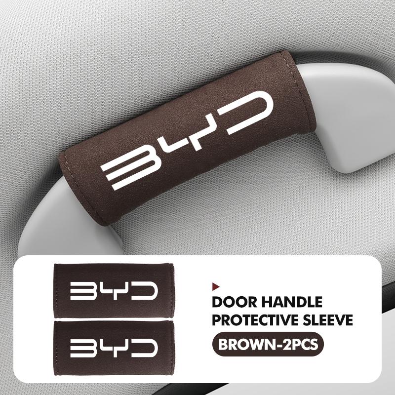 For BYD 2pcs Car Roof Armrest Handle Protective Cover Accessories 3 Yuan F3 E6 F0 G3B I3 Plus Ea1 Song Max Tang
