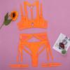 Rusa European & American Summer Fashion Hollow Out Bandage Cross Lingerie Body Shaping Set CT0930