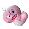 Large Eyed Snake Hanging Ornament Lightweight and Portable Plush Snake Keychain Charm with Big Eyes for Daily Wear