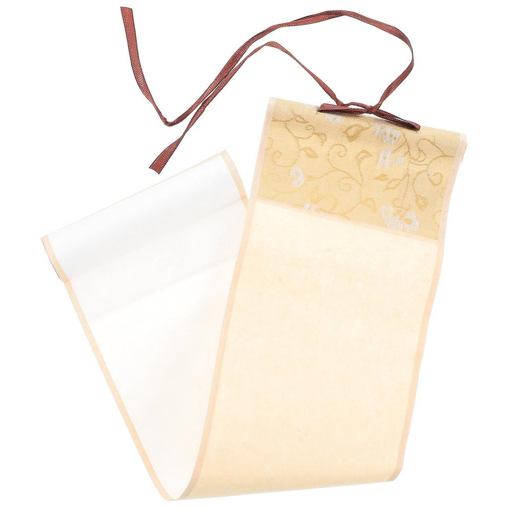 Chinese Calligraphy Scroll Premium Rice Paper Blank Hanging Scroll for Calligraphy Painting Writing Office Wall Decor