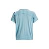 Under Armour Training Sports Letter Print T-Shirt Women Tops Blue 1369961-416