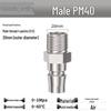 C-type Self-locking Pneumatic Quick Connector - Air Hose & Air Gun Male/Female Quick Connect Plug Accessories