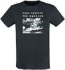 Rage Against The Machine Brennendes Auto Print T-Shirt Herren Damen Rockband Unisex Kurzarm-T-Shirt