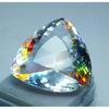 AA+ 67 Ct Mystic Topaz Trillion Shape   Loose Gemstone Jwelery Making