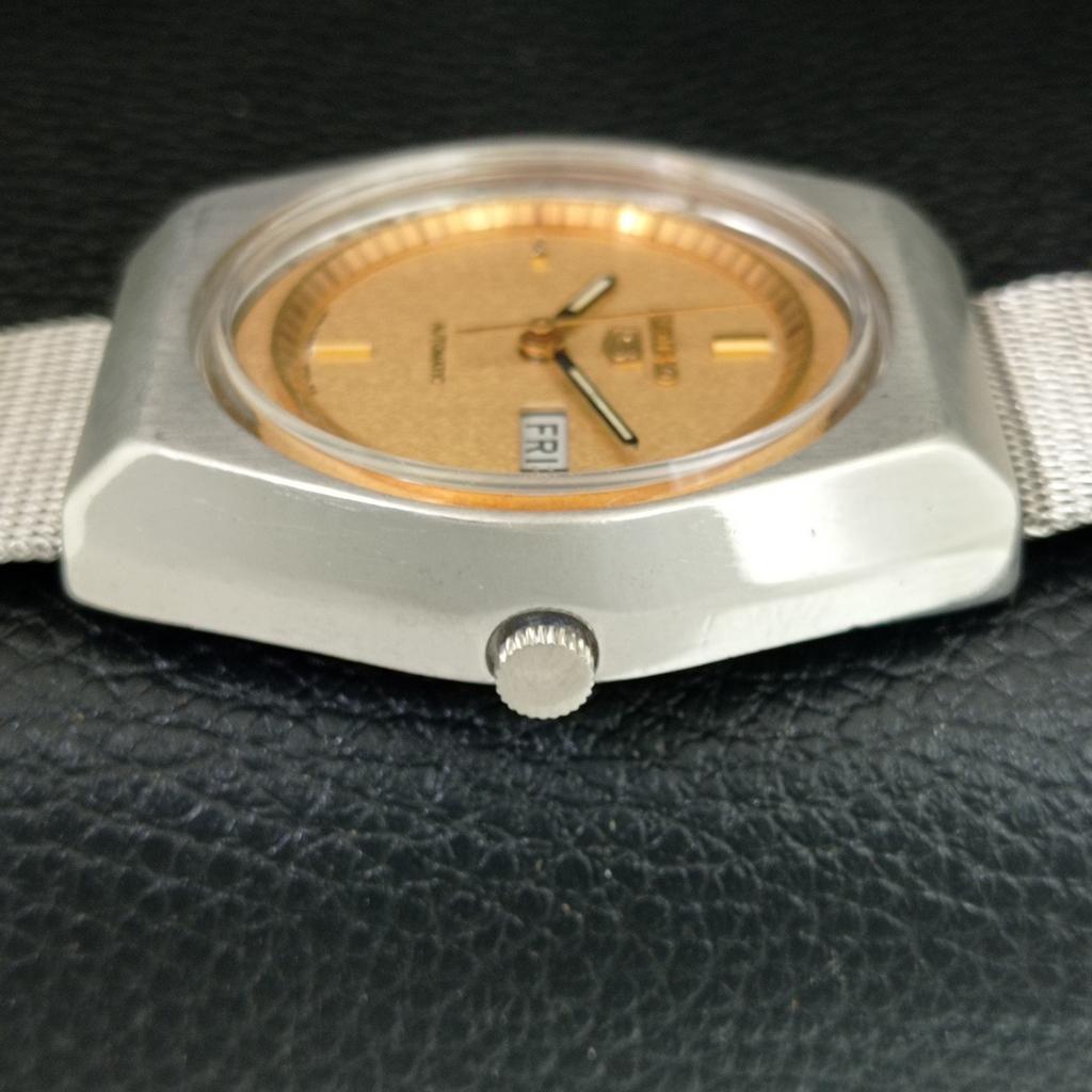 VINTAGE SEIKO 5 AUTOMATIC 6309A JAPAN MENS ORIGINAL DIAL WATCH a709566-1