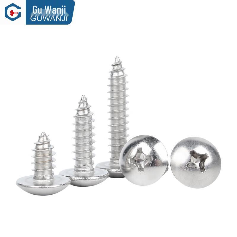 GUWANJI 316 Stainless Steel Phillips Pan Head Self-Tapping Wood Screws