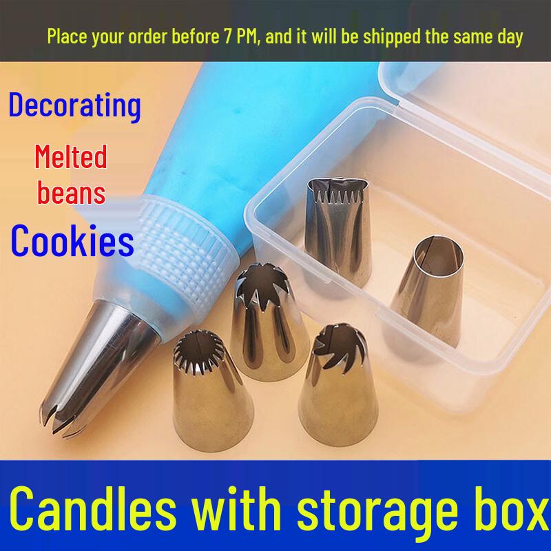 Zhaoran Große Einweg-Spritzbeutel für die Kuchendekoration (50 Stück)