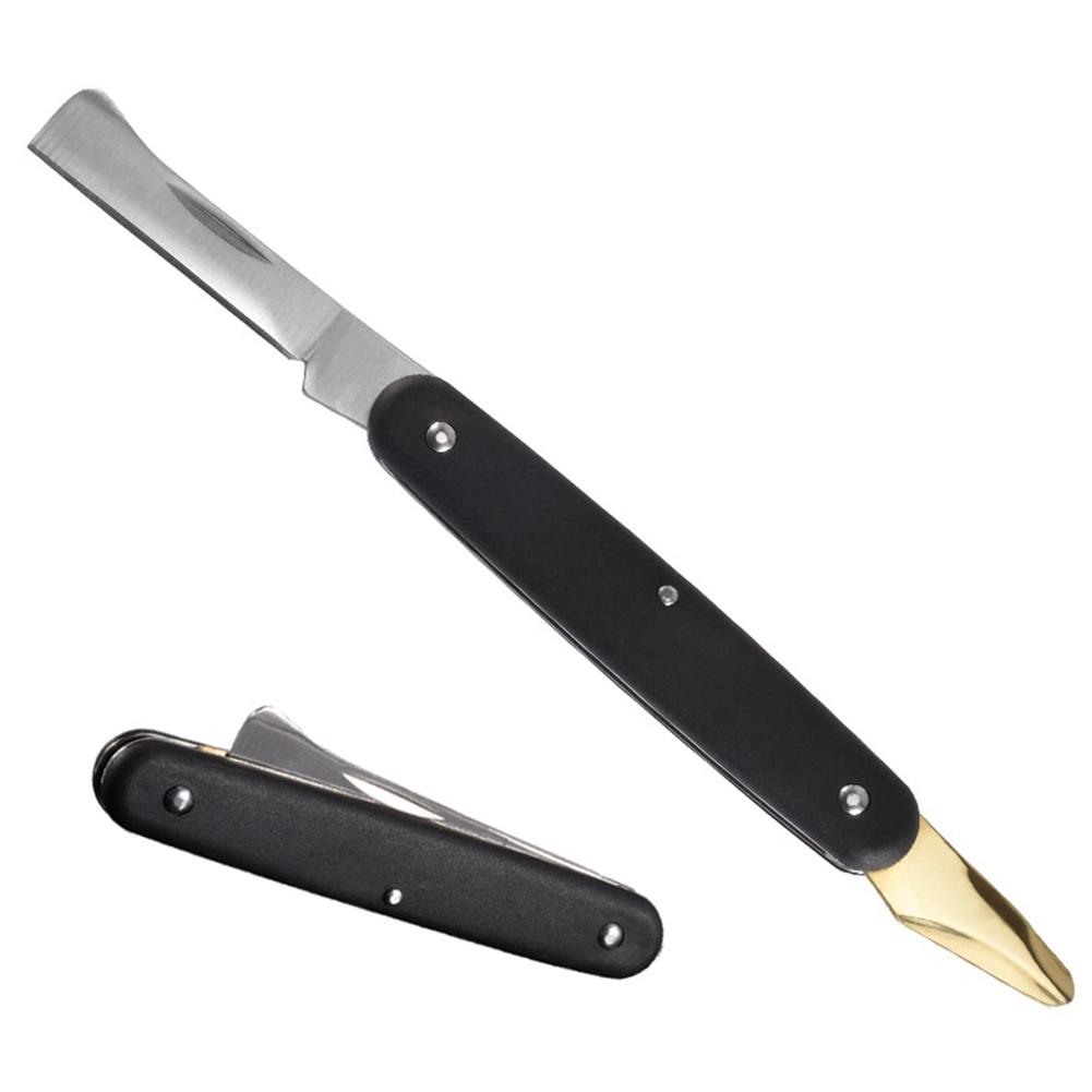 Garden Tools Foldable Grafting Pruning Knife Professional Garden Grafting Cutter Tree Pruning Stainless Steel Wooden Knife Tool