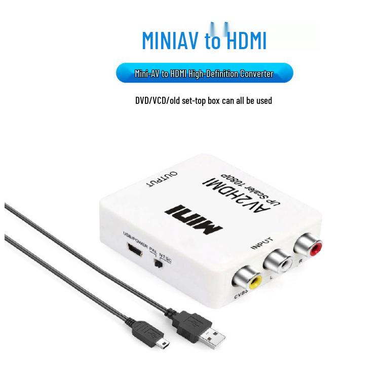 AV to HDMI Converter: High-Definition, 1080P Support
