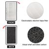 Air Filter HEPA Activated Carbon Air Conditioner Replacement Kit Air Intake Filter Replacement for Tesla Model 3 Y 2017-2023