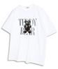 UNDEROFF Oversized Crew Neck Chrome Teddy Bear Logo Short Sleeve T-Shirt White