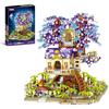Tree House Building Set,3049 Pcs Friendship TreeHouse Street View Building Kit,STEM Creative Forest House Micro Blocks Toys,Forest Style Model