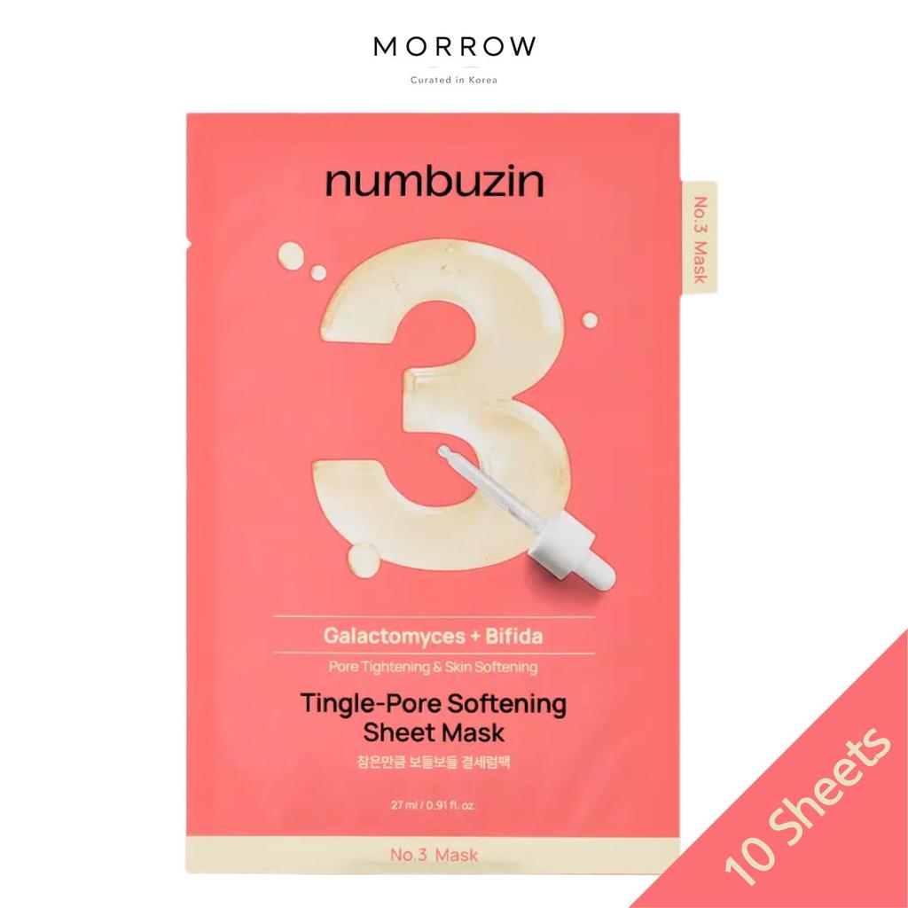 [NUMBUZIN] No.3 Tingle-Pore Softening Sheet Mask Bifida Galactomyces Texture Care 27ml