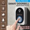 Smart Video Doorbell, Wireless WiFi Doorbell Camera with Night Vision, Two-Way Audio, Voice Changer, Free 72H Cyclic Cloud Storage, Auto Visitor