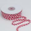 0.8cm Two-color Cotton Rope Christmas Day Decoration Diy Handmade Braided Rope Binding Dumplings Line Colorful Package Dumpling Rope Home Decoration