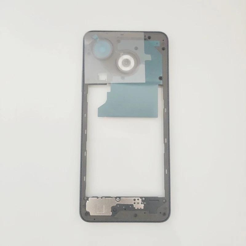 Novaphopat For Infinix Smart 8 X6525 Middle Frame Housing Middle Bezel Plate With Side Volume Key Button