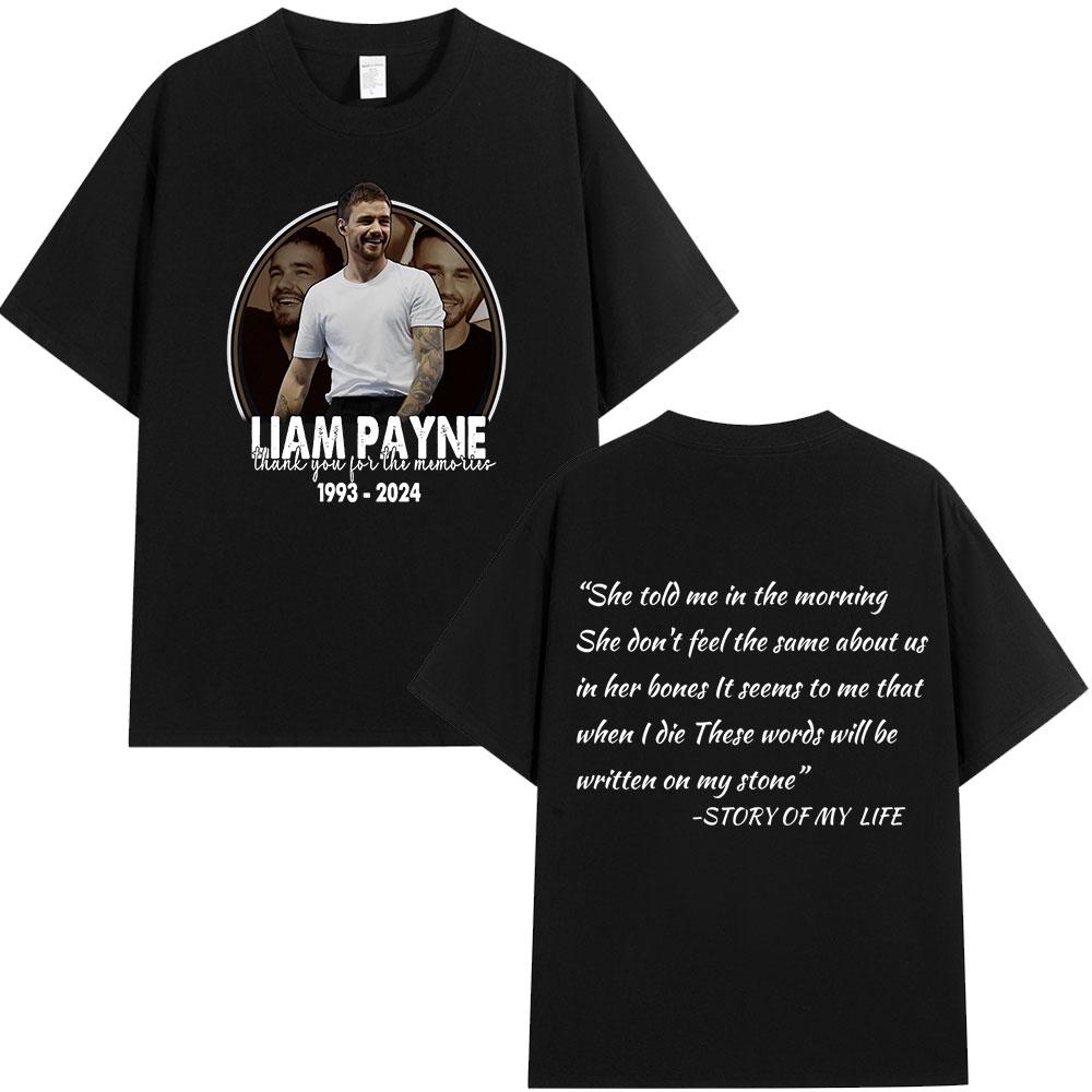 Liam Payne Choose Love T Shirts Tribute Payne Fans Gift Mens Women Clothing Short Sleeve Oversized T-shirts Hip Hop Tee Shirt