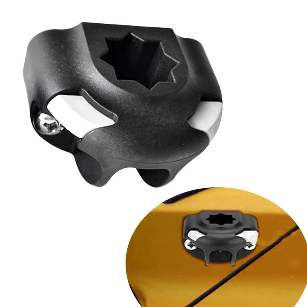 Durable Boat Canoe Kayak Fishing Rod Holder Mount Base Nylon Tackle Stainless Steel Kits Accessory with Screws 7
