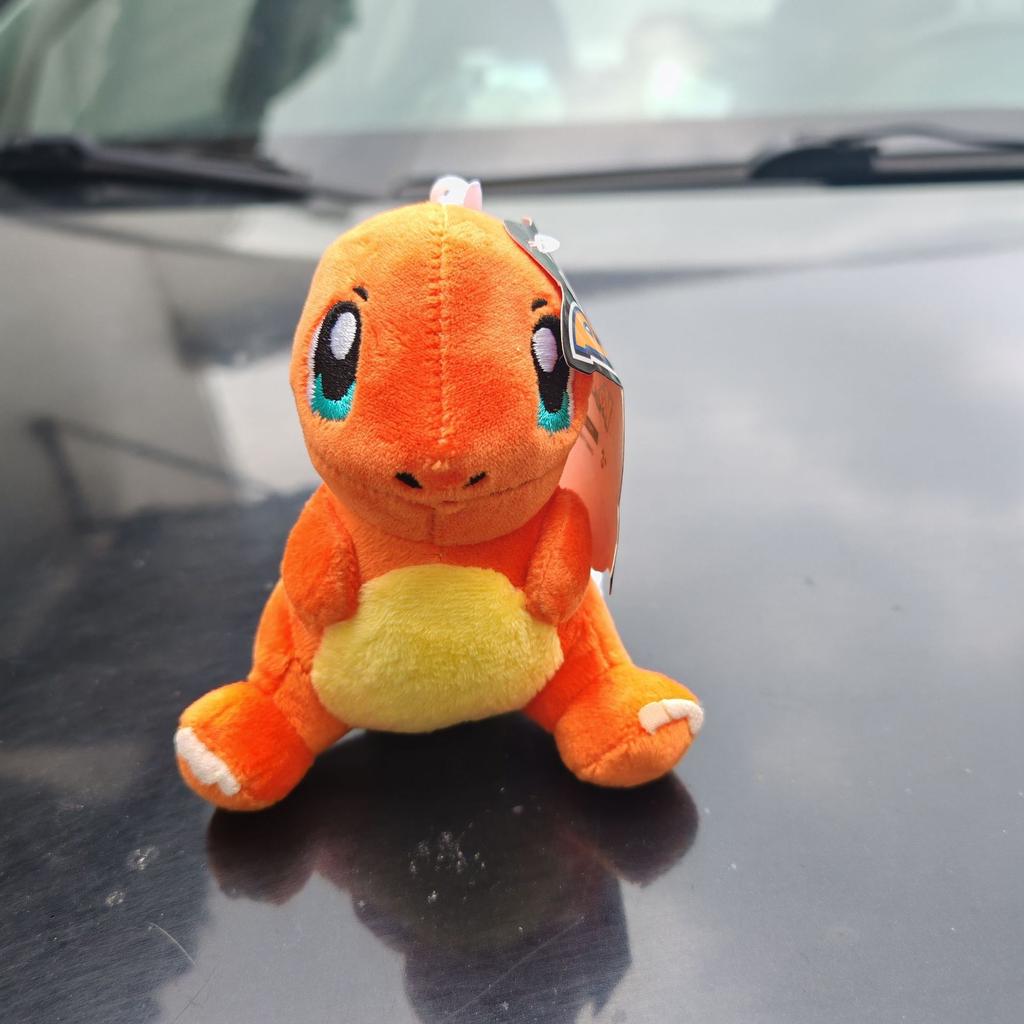 Squirtle Charmander Pikachus Bulbasaur Psyduck Plush Doll 12cm Pendant Stuffed Pendant Keychain Plush Gift Toy