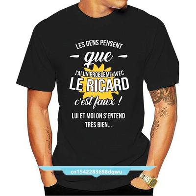 Les Gens Pensent Gue J Ai Un Probleme Avec Le Ricarrdd T Shirt Design Famous Natural Custom Tshirt Euro Size Top Tee New Arrival