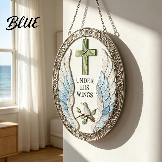 Frosted Glass Art Supplies Scripture Sea Suncatcher DIY Kit Christian Mosaic Craft Projects for Stress Relief Faith Inspired Window Hanging