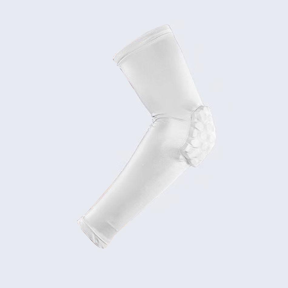 WOSWEIR Ultra Thin Honeycomb Elbow Pads Sports Protective Gear Anti-Collision Sponge Arm Guard for Basketball Adults & Children