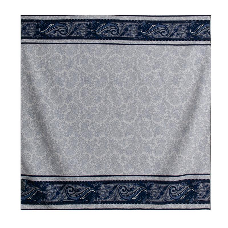 Elegant Silk Wool Double-Sided Shawl - Versatile Autumn & Winter Scarf 