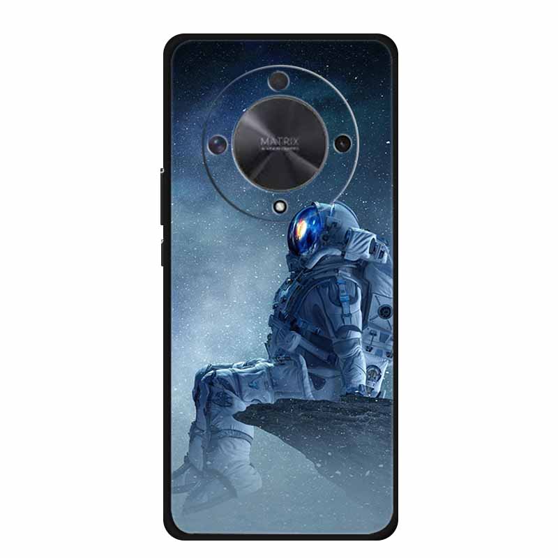 Gift Phone Cases for Honor X9a TPU Soft Silicone Back Cover for Huawei Honor X9 X 9A Funda Honor X9b X 9 a b Coque Spaceman Moon
