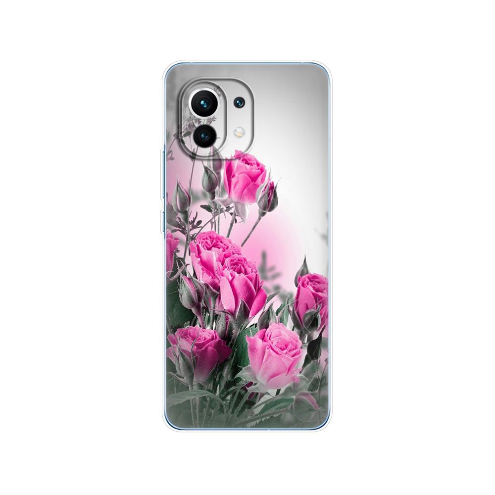 Für xiaomi Mi 11 | Mi 11 Lite 4G 5G NE| Mi 11i | Mi 11 Ultra Hülle Rückseite xiaomi11 i 11Lite Telefonhülle Xiomi Mi11Lite Silikon TPU