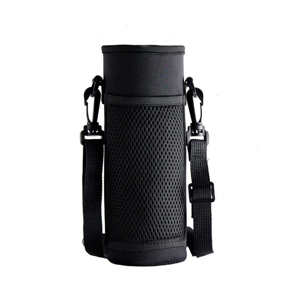 

Portable Water Cup Bags Crossbody Insulated Cup Cover New Storage Bag Outdoor чёрный