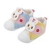 MIKI HOUSE Baby Pucchi Usako White x 2E Shoes, Pre-Shoes, Pink, 12.0 cm,
