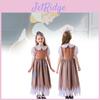 Enchanting Girls Costume Dress Featuring Cinderella And Snow White Cosplay Style For Halloween And Festivals