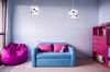 Lámpara colgante de techo tipo loft para niños, con pantalla LED.