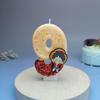 Cartoon Birthday Number Cake Candles - Handmade Decorations