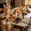 Autumn Artificial Mapple Leaves Garland Big Size Leaves Hanging Decorative Vine  Home Decoration