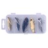 5Pcs Metal VIB 5.5cm/11g Freshwater Lure Sea Bass Croaker Lure Full Swimming Hard Baits Fishing Lures Fake Bait