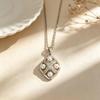 Elegant Cat Pendant Necklace: Fresh Design with Micro-Set Zircons for Women - Light Luxury & High-End Feel; Perfect Clavicle Chain Accessory.