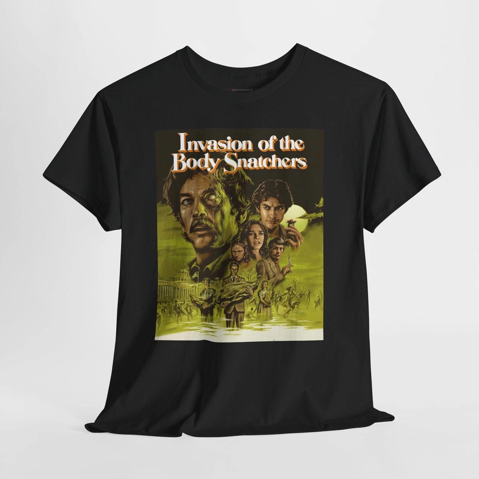 Invasion of Body Snatchers 1978 Retro Movie Poster Horror Unisex Graphic T-Shirt S