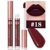 DUNUF 18 Farben Mattes Samt-Lippenstift Wasserdicht Langanhaltend Nude Matt Lipgloss Klar Feuchtigkeitsspendendes Lippenöl für Damen Make-up