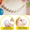 DIY Wedding Simulated Plastic Pearl Backdrop Wall Decor Faux Large Pearl Beaded Garland White Ball Pendant & Figurine 5.5cm/8cm