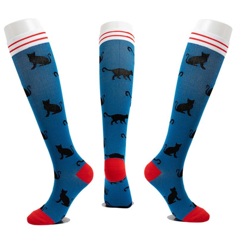 5 Pairs Pain Relief Socks Knee High Socks Compression Tube Stockings Edema Diabetes Socks Varicose Veins Socks for Women