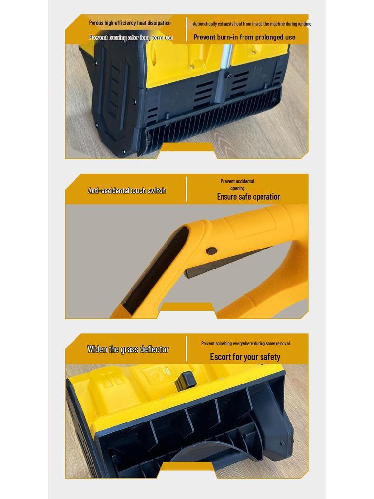 Compact High-Power Foldable Snow Shovel for Home & School Use