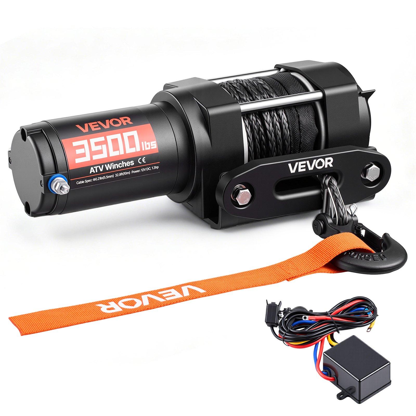 VEVOR 1587 kg Electric Winch, 12V