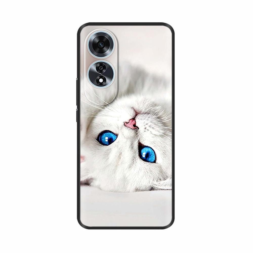 For OPPO A60 4G Case Cover Soft Silicone Bumper Funda For OPPO A60 OPPOA60 4G CPH2631 Phone Cases Shockproof Shell Capa Casing