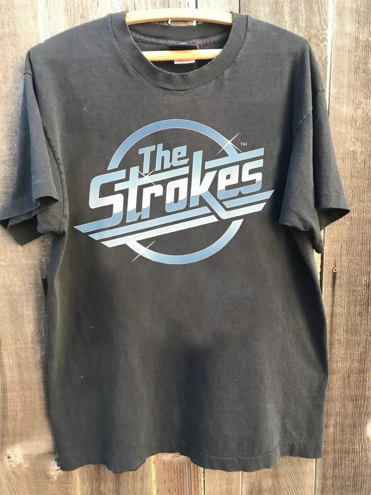Vintage 90s The Strokes Logo Rock Shirt, Music Band Unisex Shirt Reprint S-5XL Unisex T-Shirt